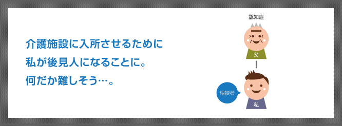 介護施設に入所させるために私が後見人になることに。何だか難しそう…。